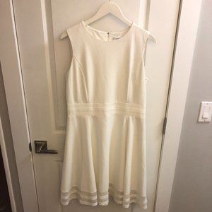Calvin Klein Women's Sleeveless Dress White Size 14 NWOT